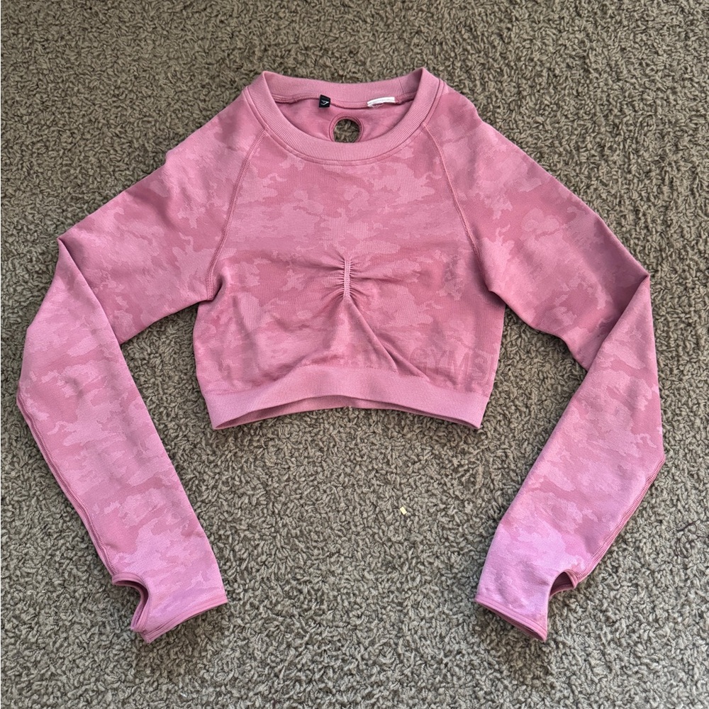 Gymshark longsleeve seamless crop top